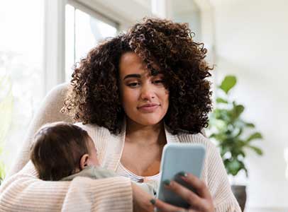 woman contacting us for adoption help